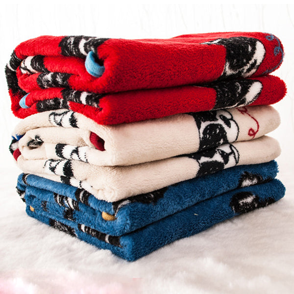 Warm Soft Fleece Autumn/Winter Blankets for French Bulldog