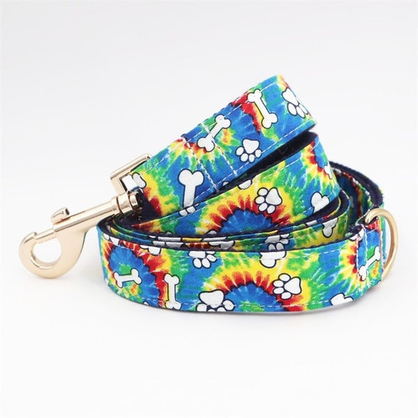 colorful bone Dog Collar Bow Tie with Metal Buckle Big and Small Dog&Cat Collar Pet Accessories