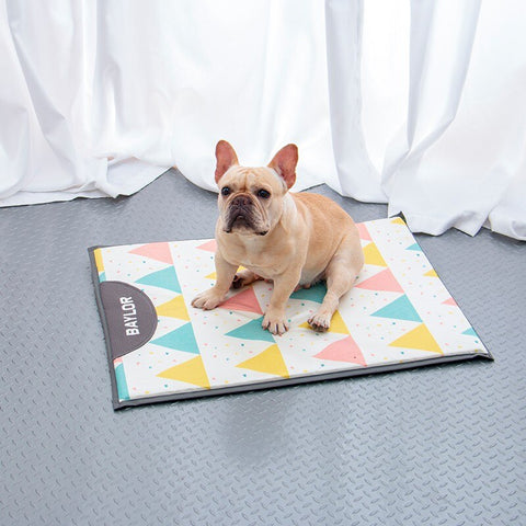 Dog Beds for Large Dogs Summer Cool Pet Bed for Dogs French Bulldog Puppy Mat Cama Perro Ice Silk Hondenmand Pet Beds Mascotas