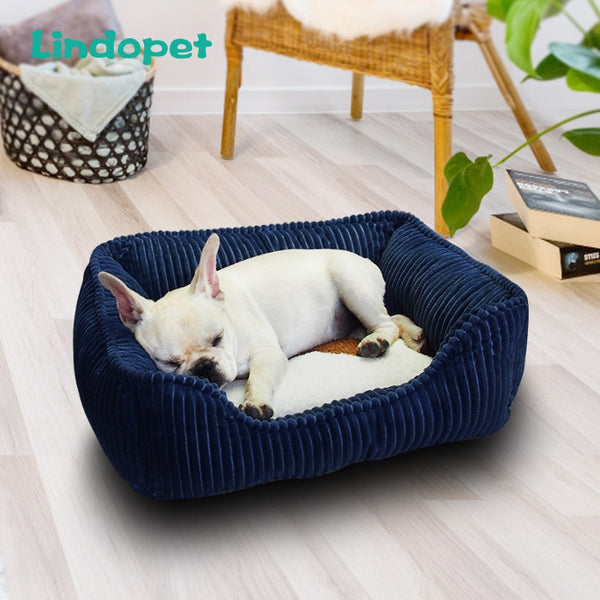 small medium pet dog bed hondenmand  for large dogs corduroy