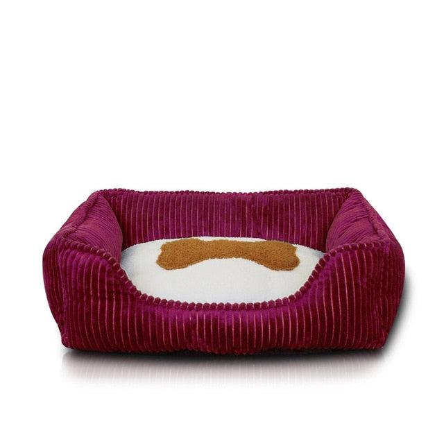 small medium pet dog bed hondenmand  for large dogs corduroy