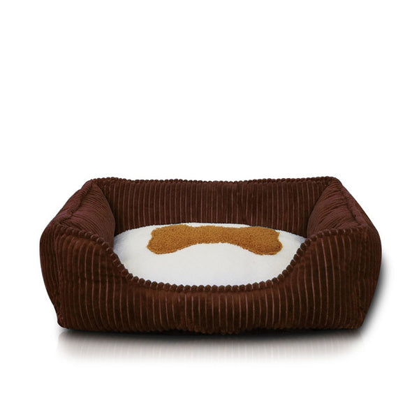 small medium pet dog bed hondenmand  for large dogs corduroy