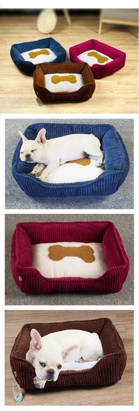 small medium pet dog bed hondenmand  for large dogs corduroy