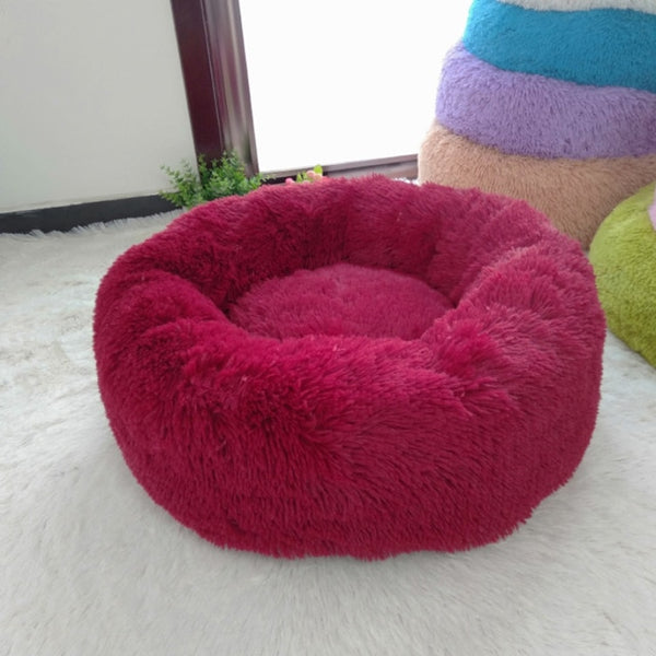 Detachable Pet Dog Cat Bed Mat Fluffy Lounger Sofa for Small Large Dogs Super Soft Plush Kennels Product for Dogs with 2 Zippers