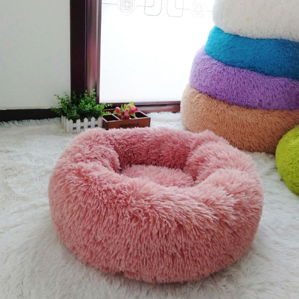 Detachable Pet Dog Cat Bed Mat Fluffy Lounger Sofa for Small Large Dogs Super Soft Plush Kennels Product for Dogs with 2 Zippers