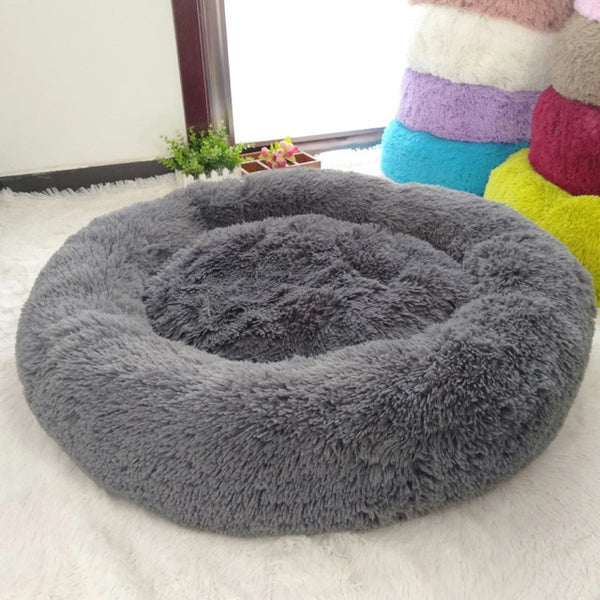 Detachable Pet Dog Cat Bed Mat Fluffy Lounger Sofa for Small Large Dogs Super Soft Plush Kennels Product for Dogs with 2 Zippers