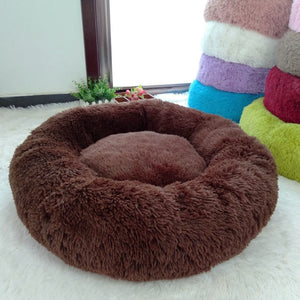 Detachable Pet Dog Cat Bed Mat Fluffy Lounger Sofa for Small Large Dogs Super Soft Plush Kennels Product for Dogs with 2 Zippers