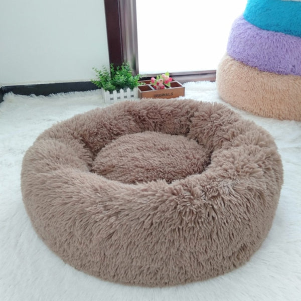 Detachable Pet Dog Cat Bed Mat Fluffy Lounger Sofa for Small Large Dogs Super Soft Plush Kennels Product for Dogs with 2 Zippers