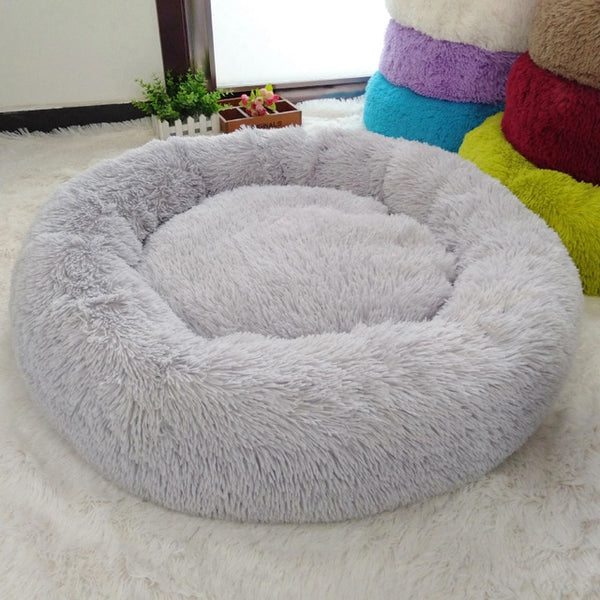 Detachable Pet Dog Cat Bed Mat Fluffy Lounger Sofa for Small Large Dogs Super Soft Plush Kennels Product for Dogs with 2 Zippers