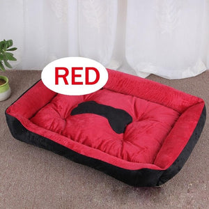 Bone Pet Bed Warm Pet Products For Small Medium Large Dog Soft Pet Bed For Dogs Washable House For Cat Puppy Cotton Kennel Mat