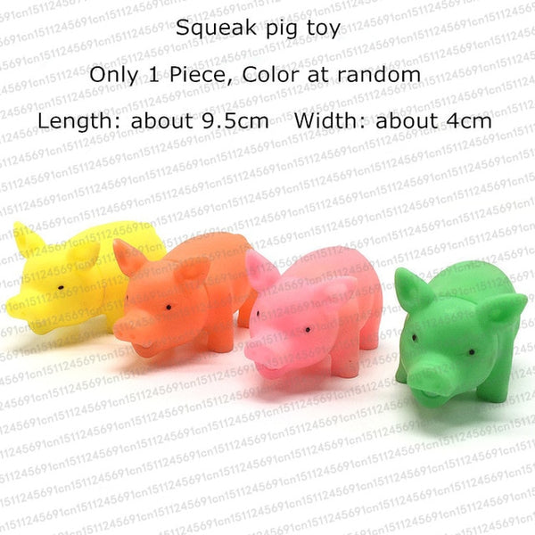 Rubber Squeak Toy for Dog Screaming Chicken Chew Bone Slipper Squeaky Ball Dog Toys Tooth Grinding & Training Pet Toy Supplies