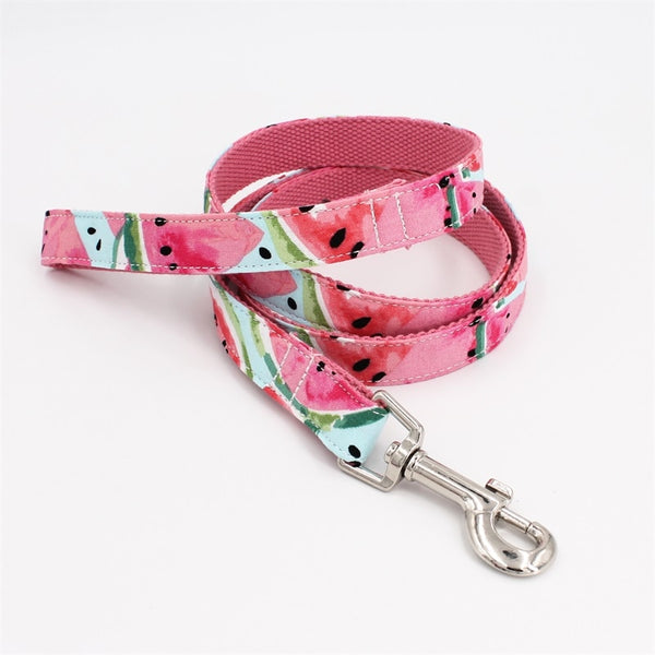 Watermelon Collar Bow Tie  with Metal Buckle