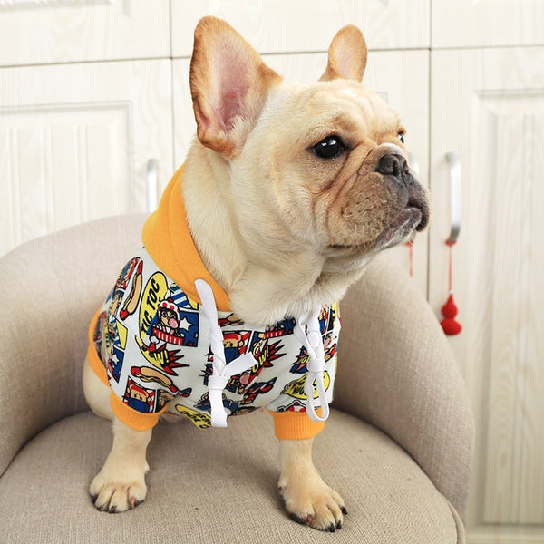 French Bulldog  Autumn Hoodie