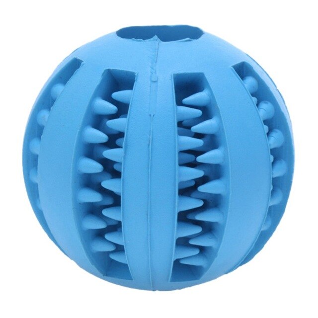 Dog Toy Interactive Rubber Balls Pet Dog Cat Puppy Elasticity Teeth Ball Dog Chew Toys Tooth Cleaning Balls Toys S-Size