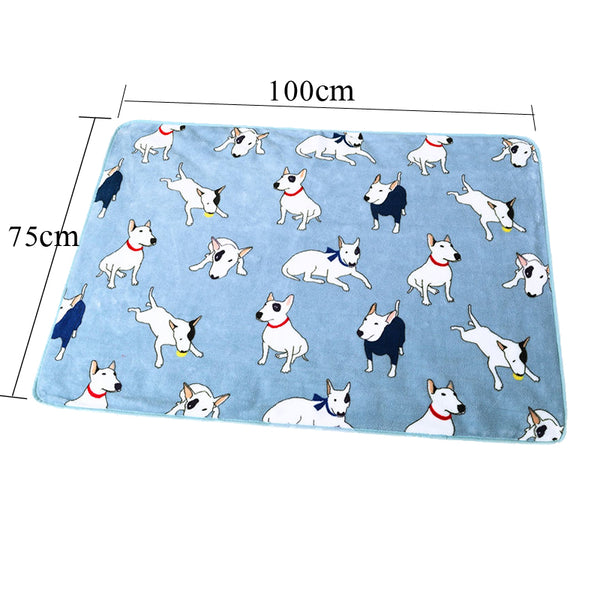 Warm Soft Fleece Autumn/Winter Blankets for French Bulldog