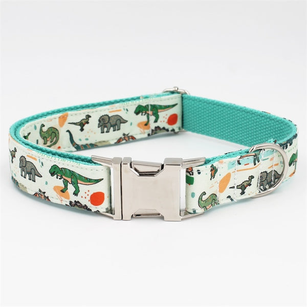 Collar and Leash set with bow tie for French Bulldogs