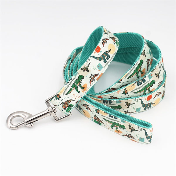 Collar and Leash set with bow tie for French Bulldogs